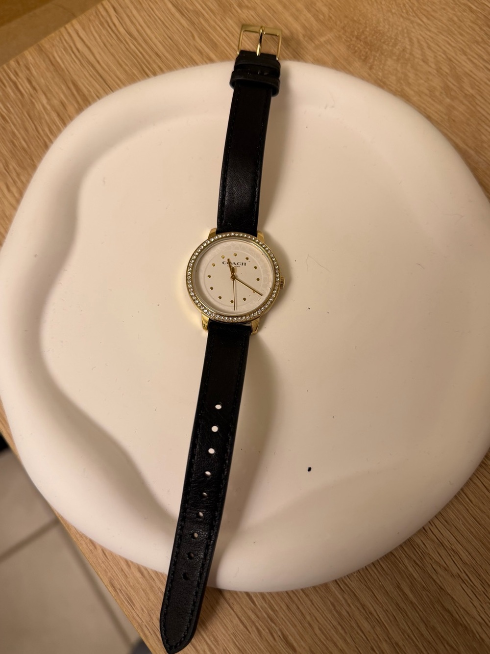 Coach Unisex Leather Watch, 32 mm